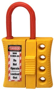 KRM-K-DEH-63 4 KİLİT ASMA YERİ 6mm KANCA ÇAPI TERMİK ŞALTER ÇOKLANDIRCI