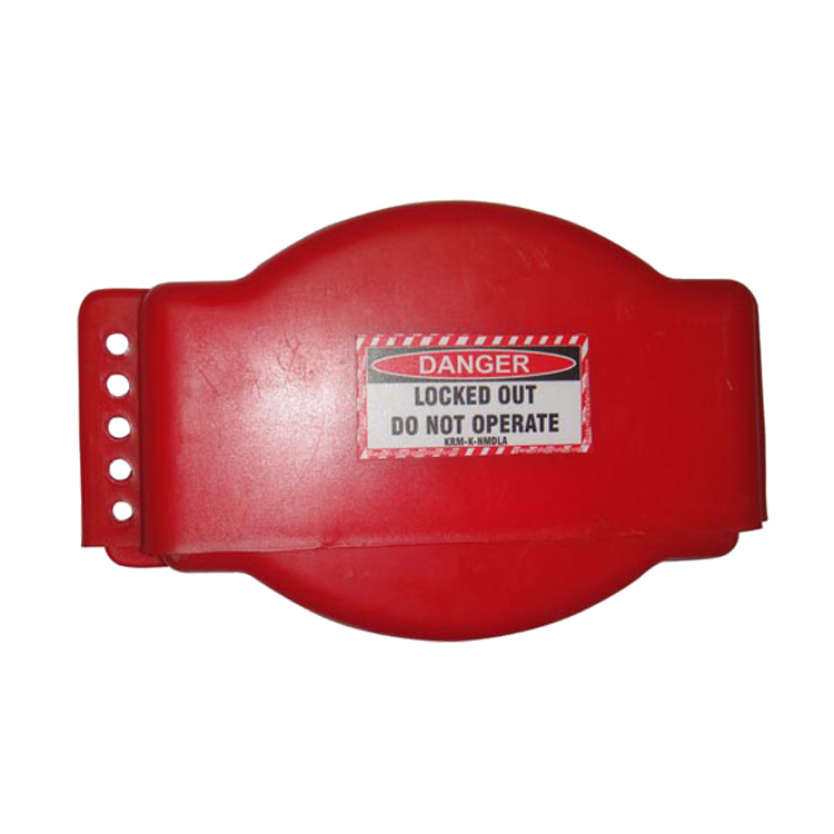 KRM-K-NMDLA-R 25mm İLE 190mm VANA KİLİTLEME APARATI KIRMIZI